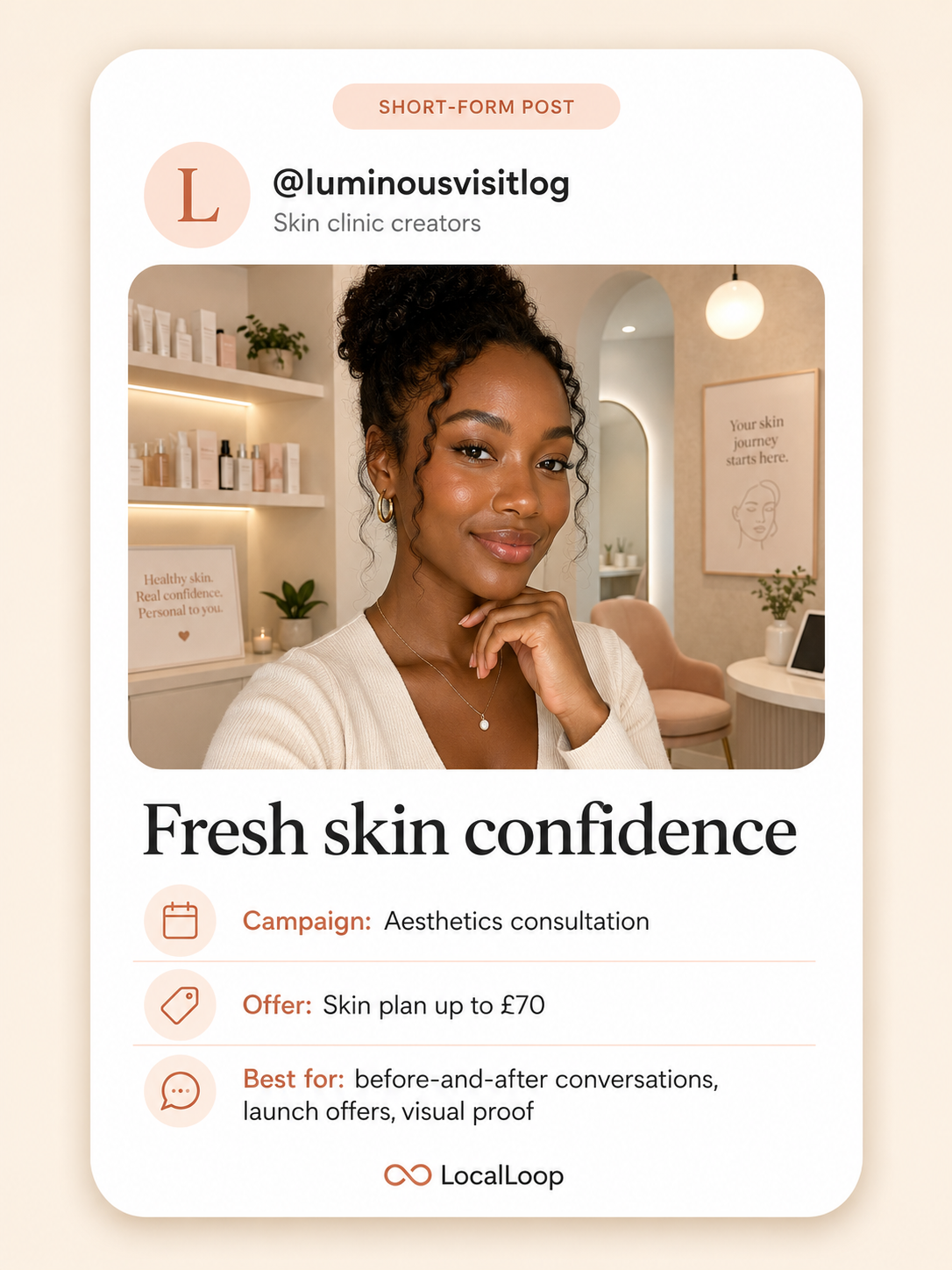 Illustrative result detail content moment for london creator campaigns
