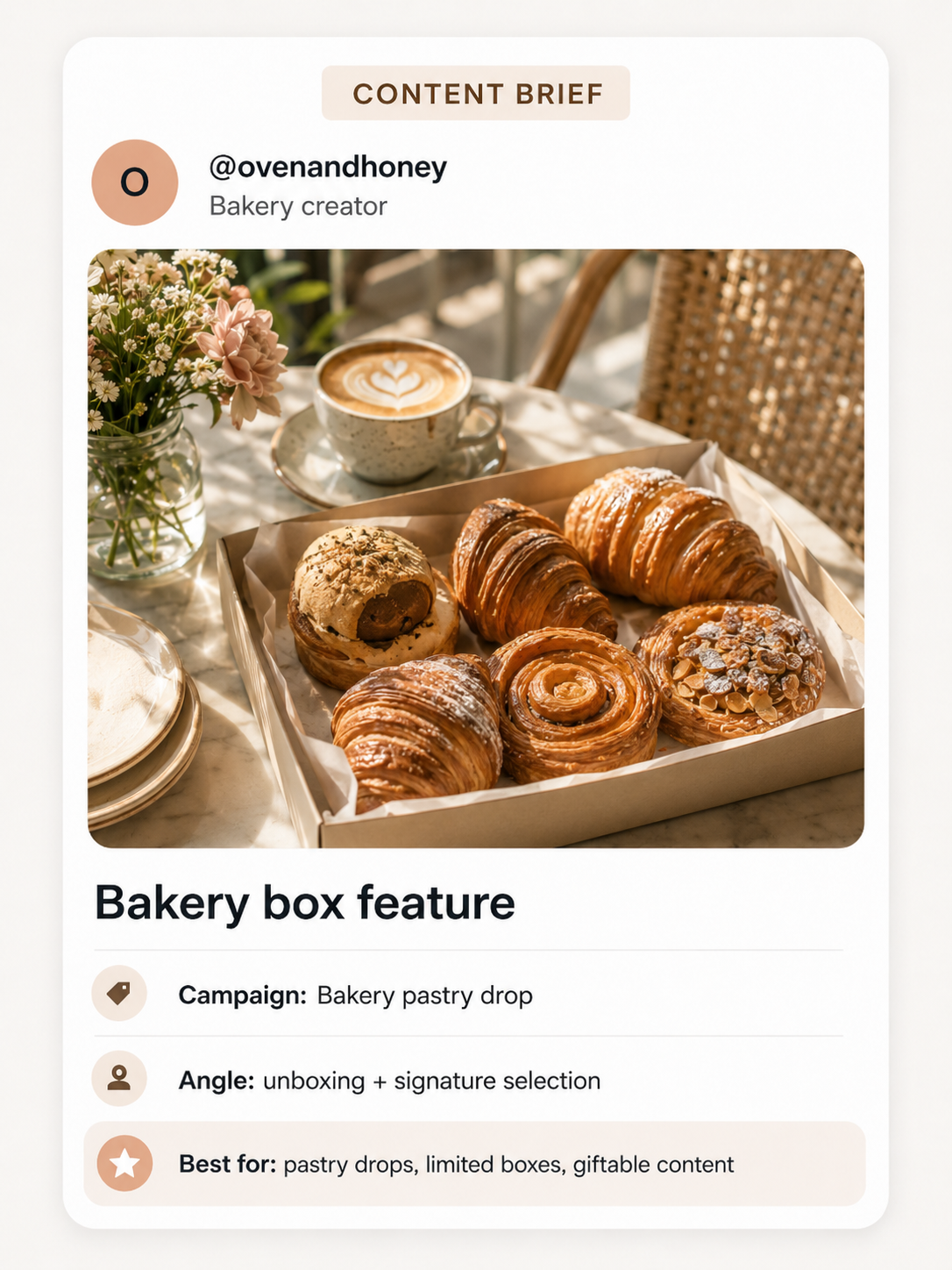 Customer choosing pastries at a bakery counter